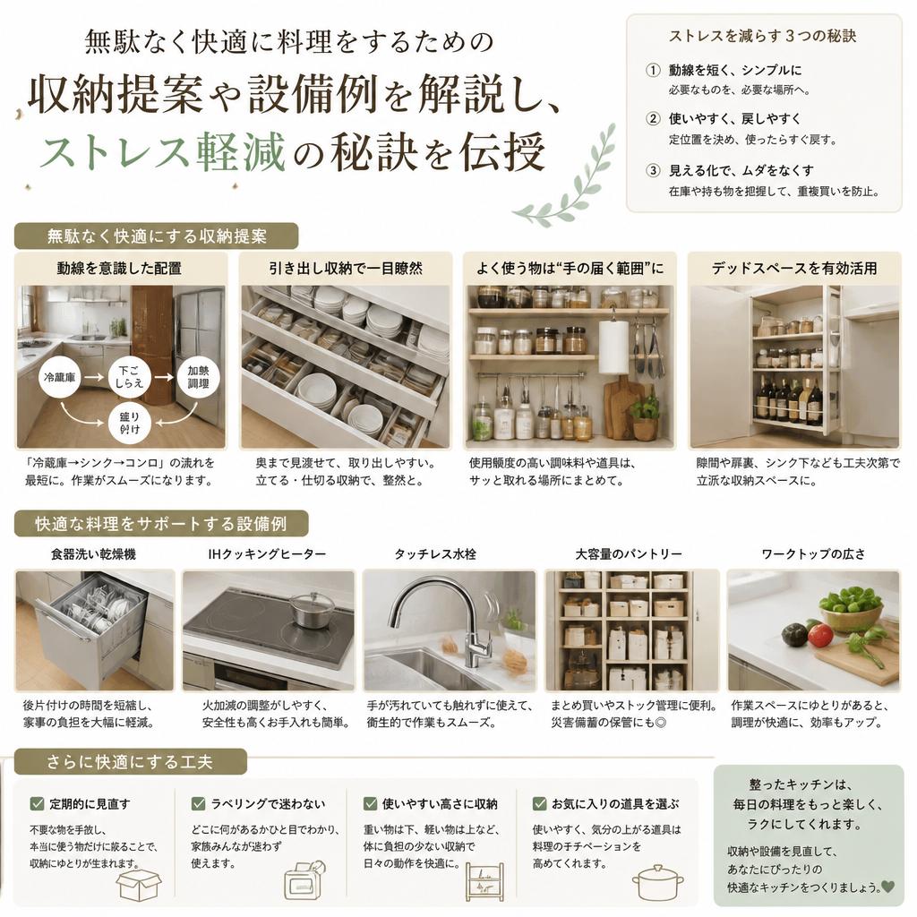 4. 家事効率を考えた設備と収納