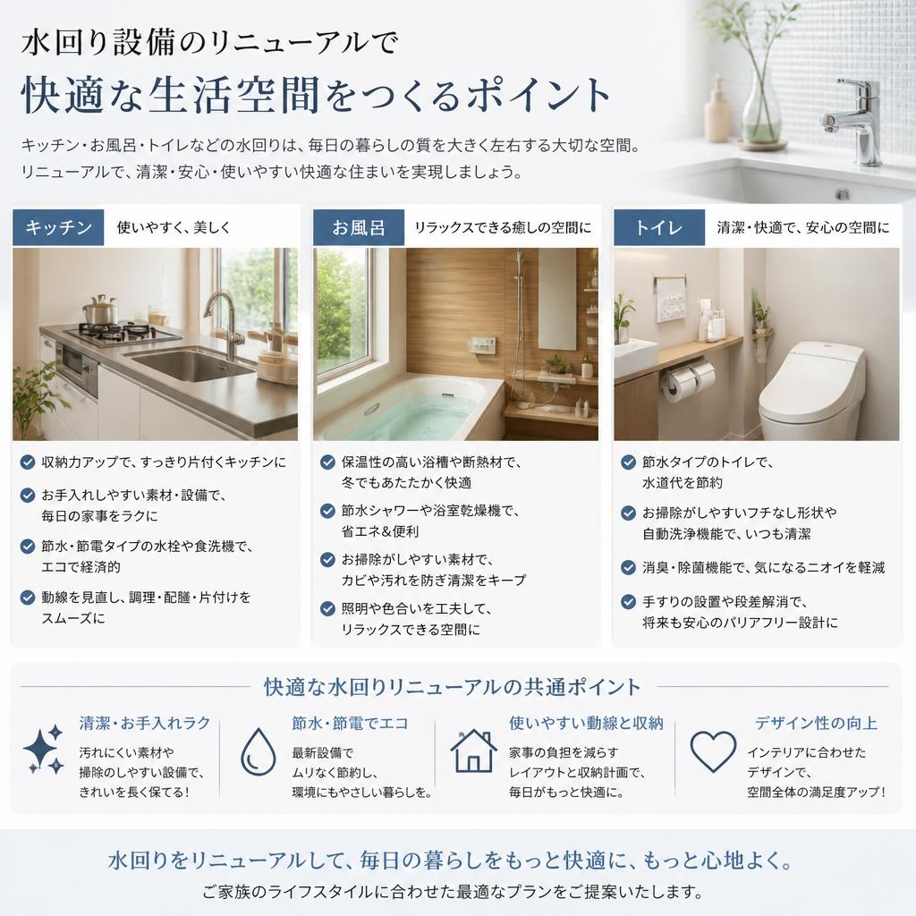 5. 水回りの重要性