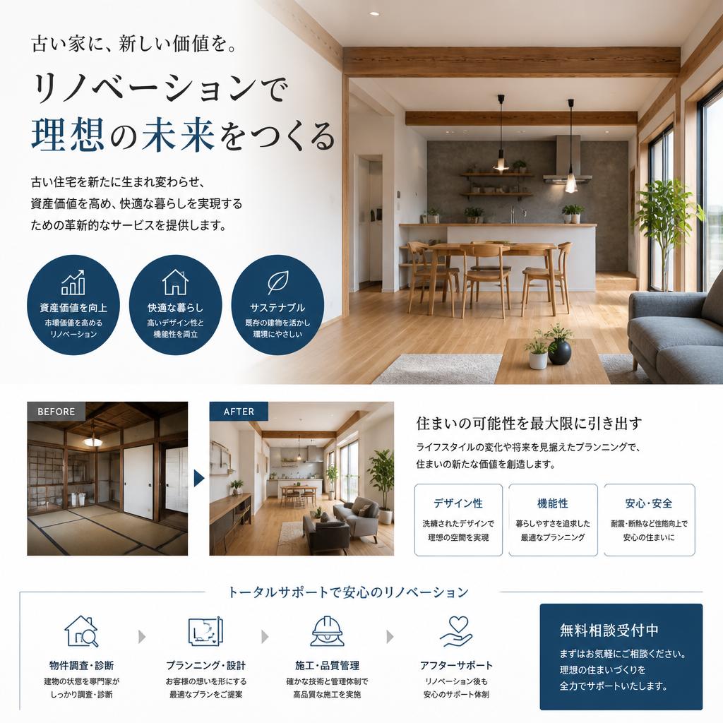 リノベーションで新たな価値を