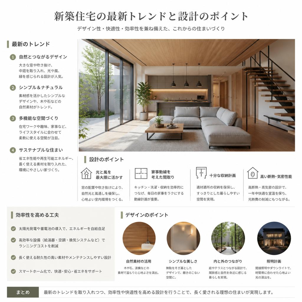 新築住宅建設のトレンド