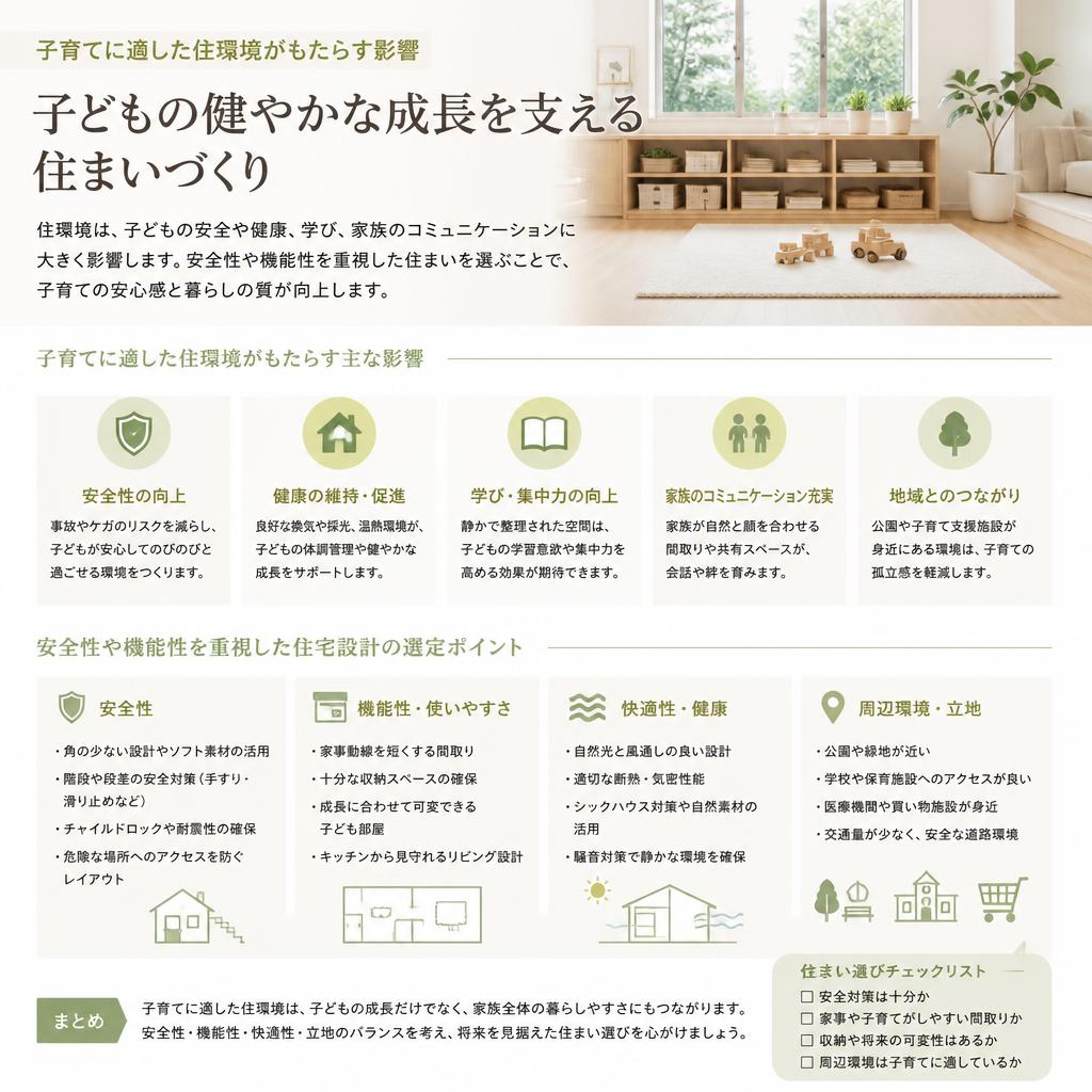 子育て支援と住環境の関係