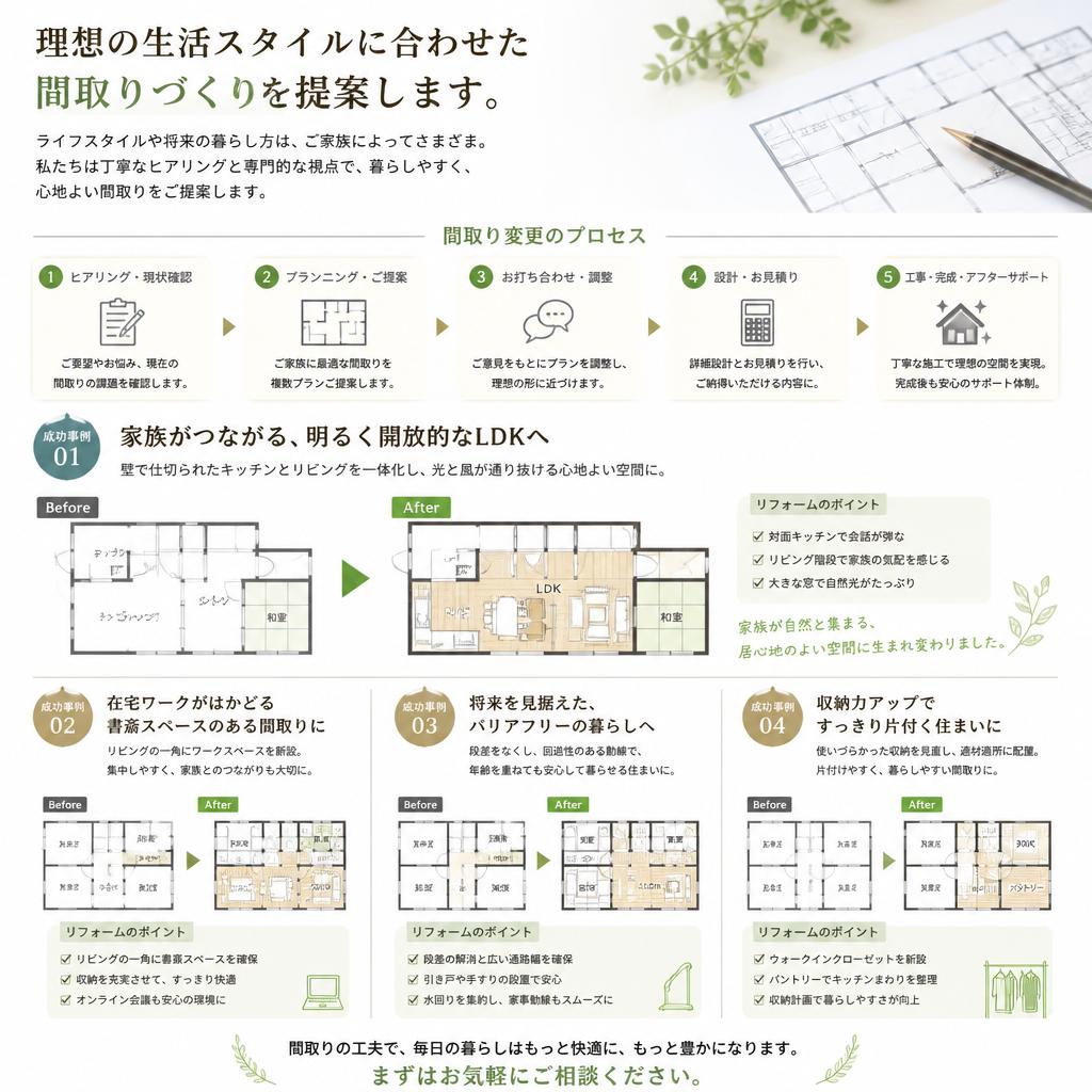 4. 理想の間取りを実現する