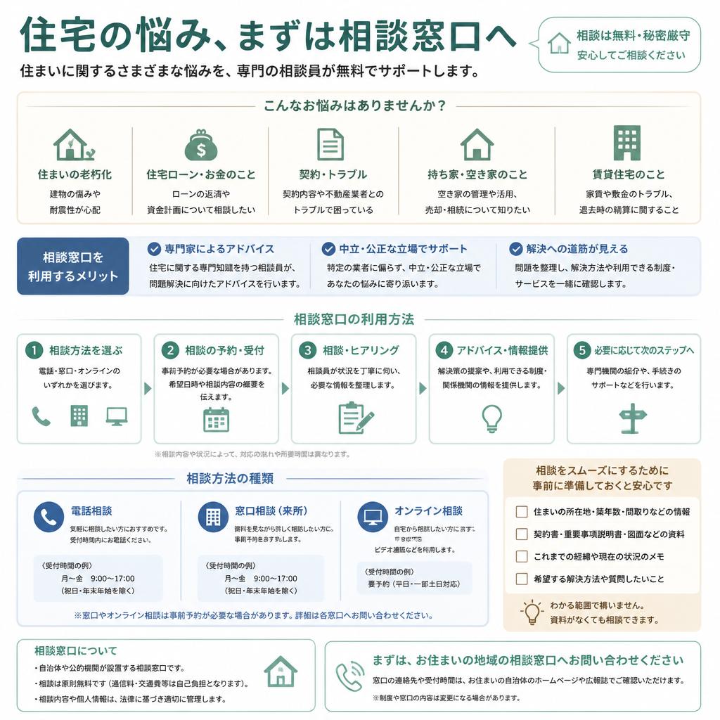 住宅相談窓口の活用法