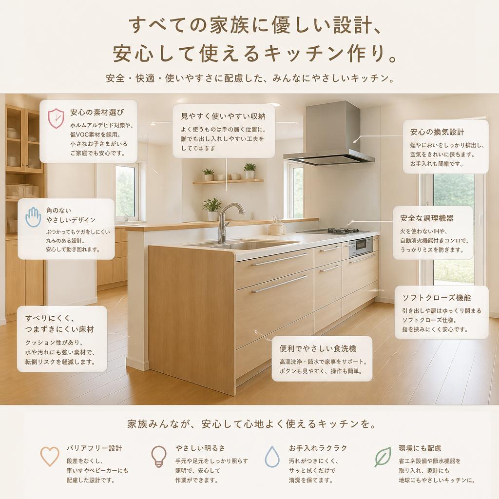 4. 若い家族にも安心のバリアフリー
