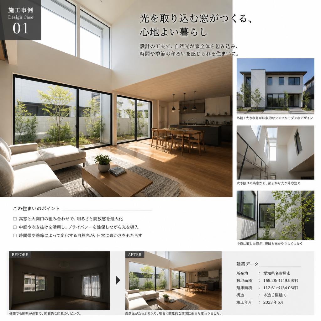 デザイン住宅の実例