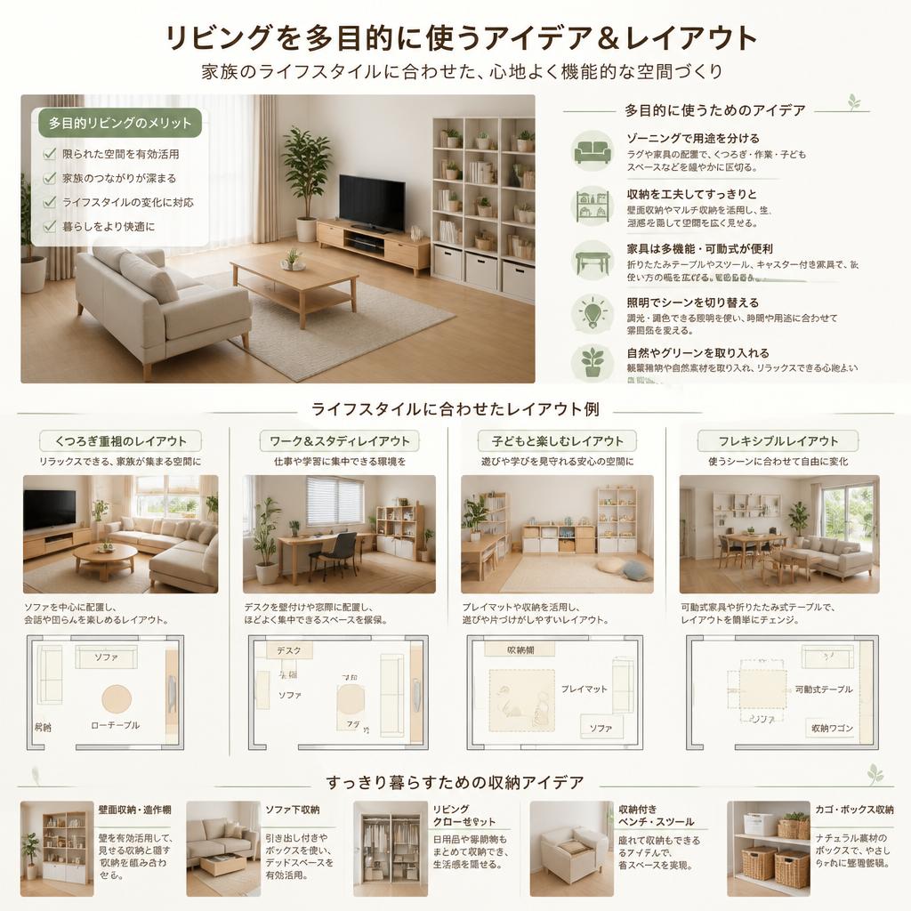 4. フレキシブルな空間作り