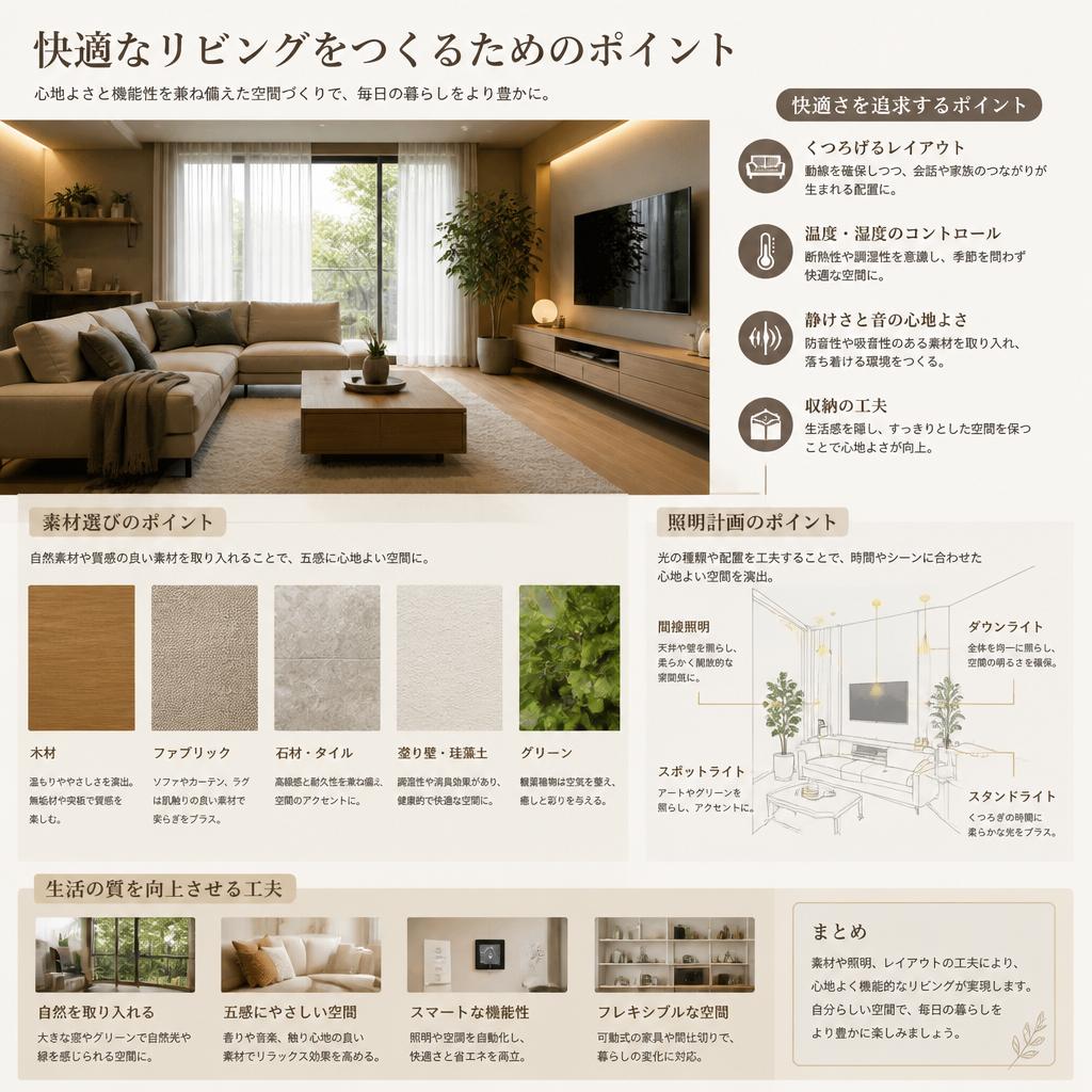 快適な生活空間の工夫