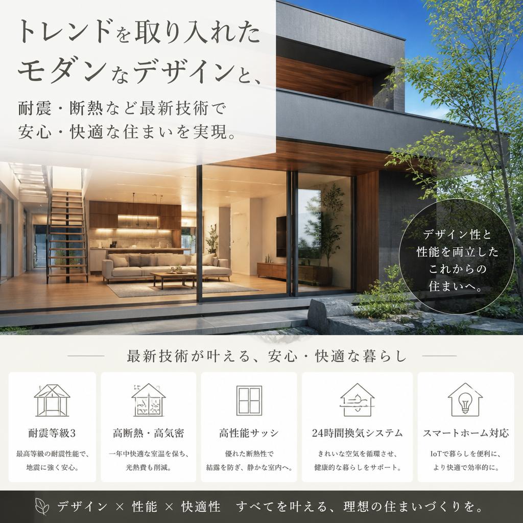 最新のデザインと技術