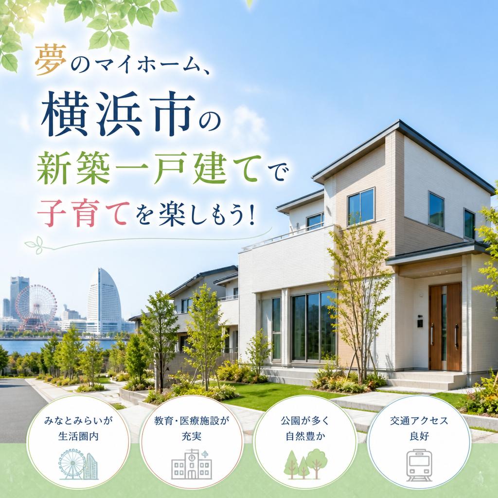 夢のマイホーム、横浜市の新築一戸建てで子育てを楽しもう！