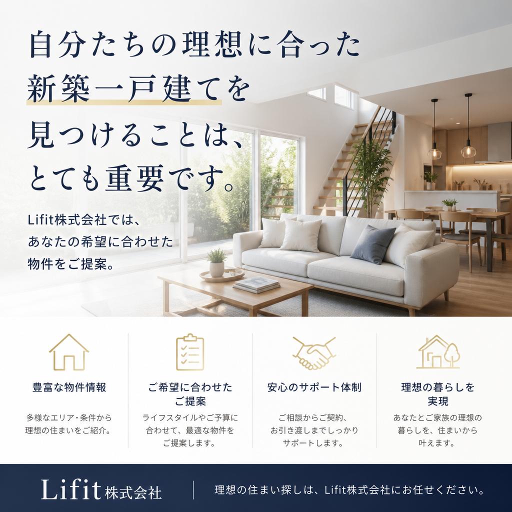 理想の新築一戸建てを見つける