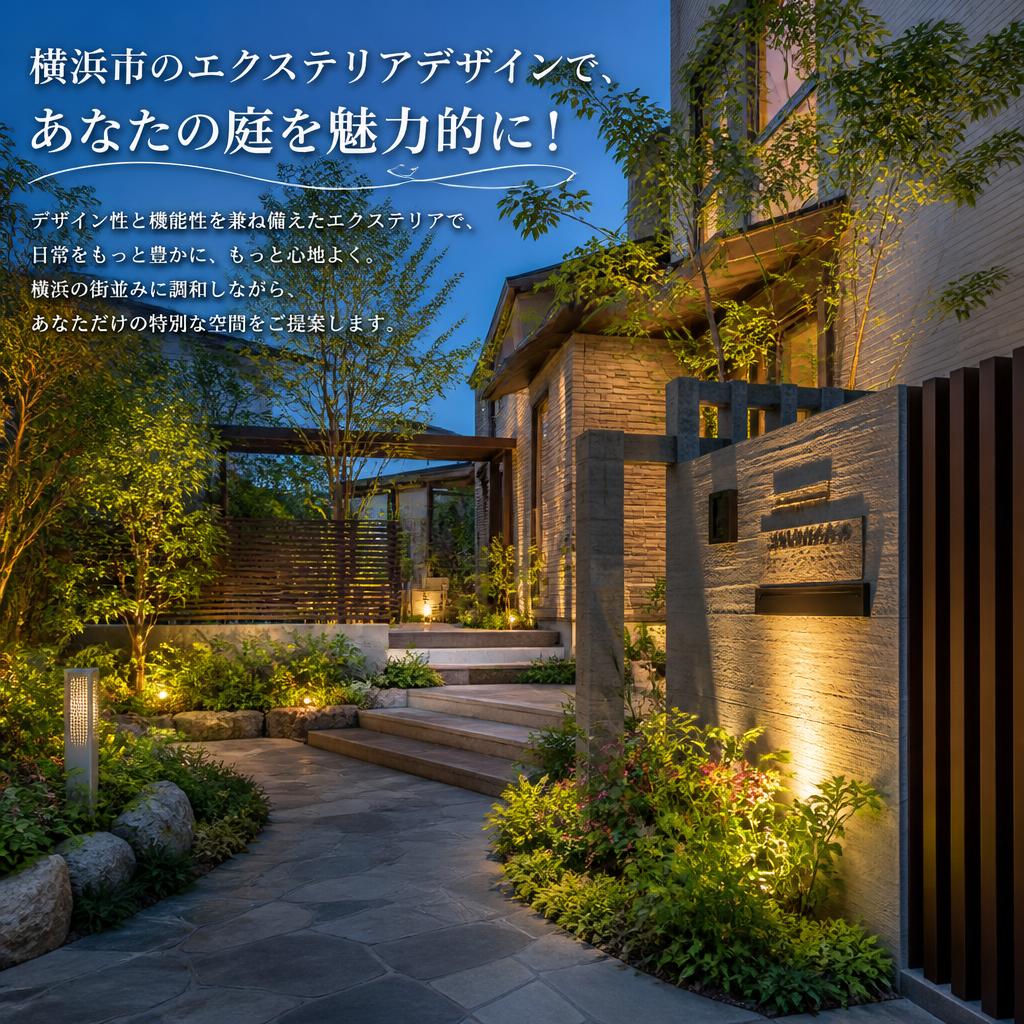 横浜市のエクステリアデザインで、あなたの庭を魅力的に！