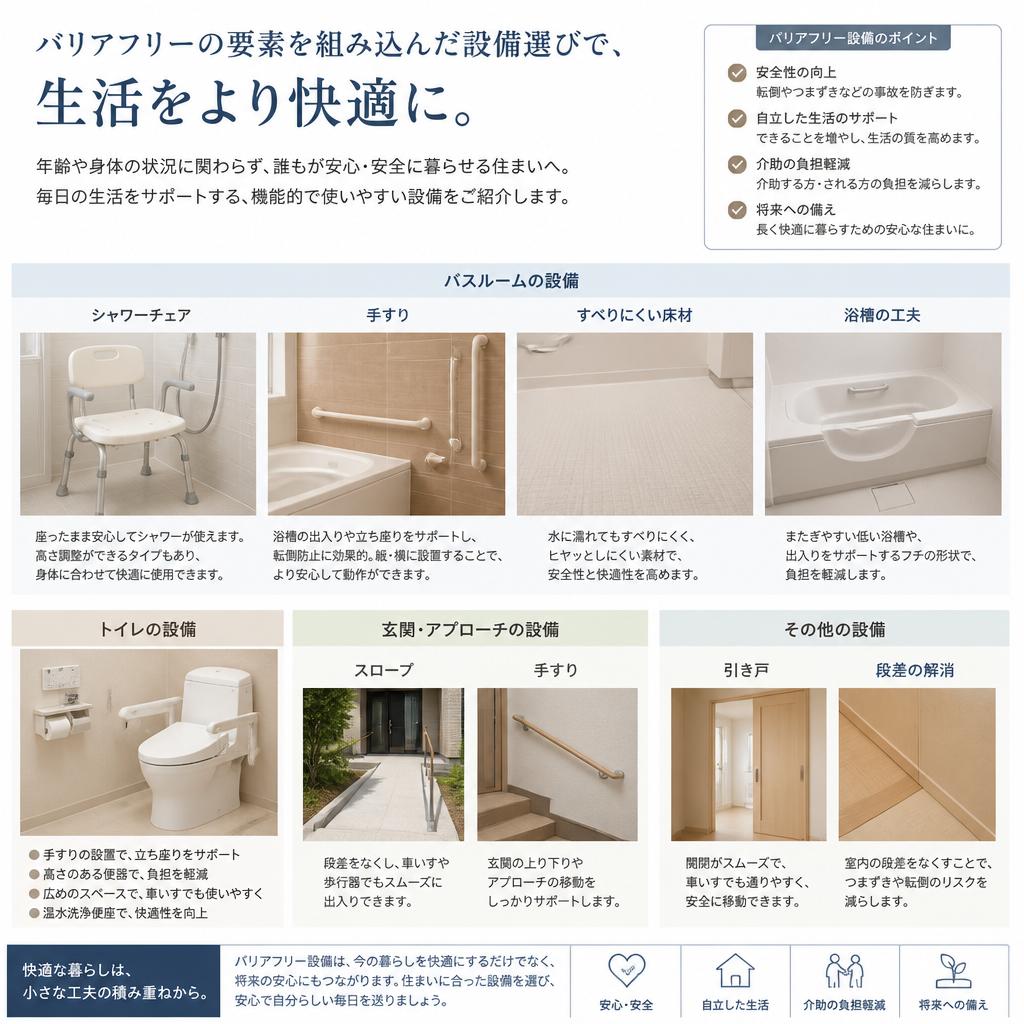 機能的で美しい設備の選定