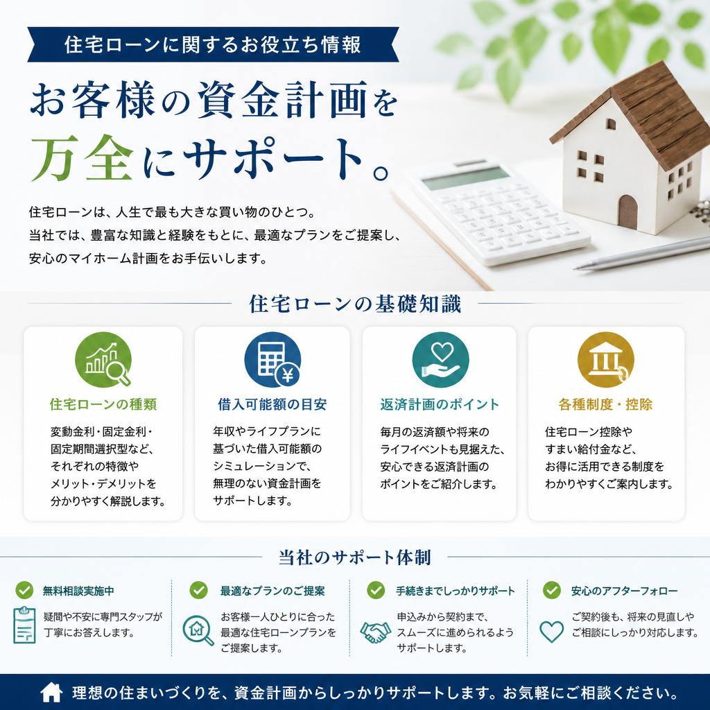 住宅ローンのご案内