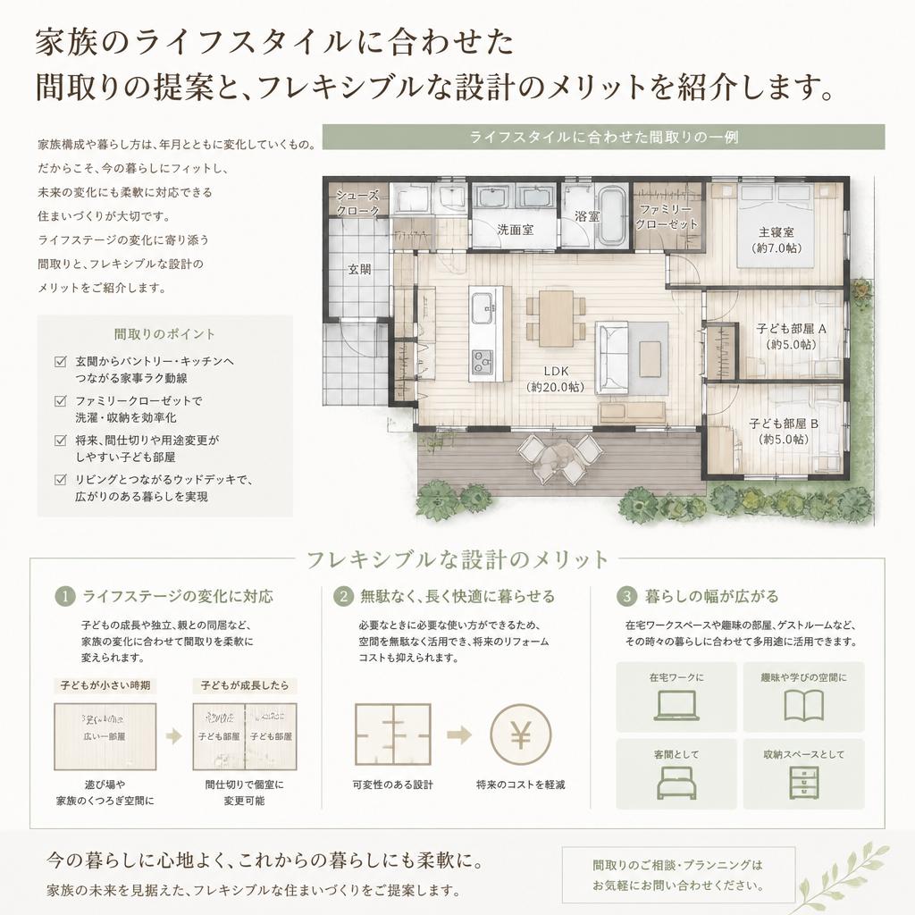 4. 理想の間取りを実現する