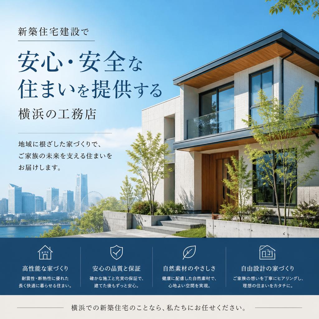 新築住宅建設で安心・安全な住まいを提供する横浜の工務店