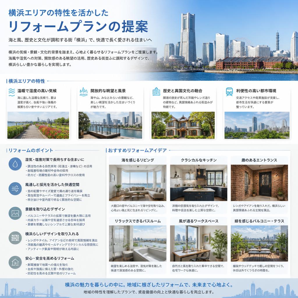 横浜に特化したリフォームプラン