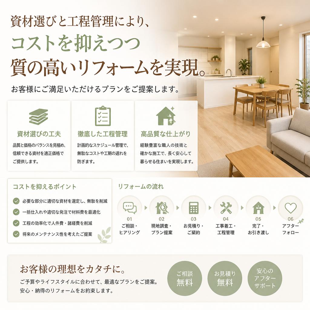 低価格でも高品質