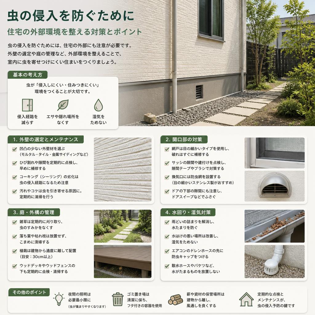 新築住宅の外部対策